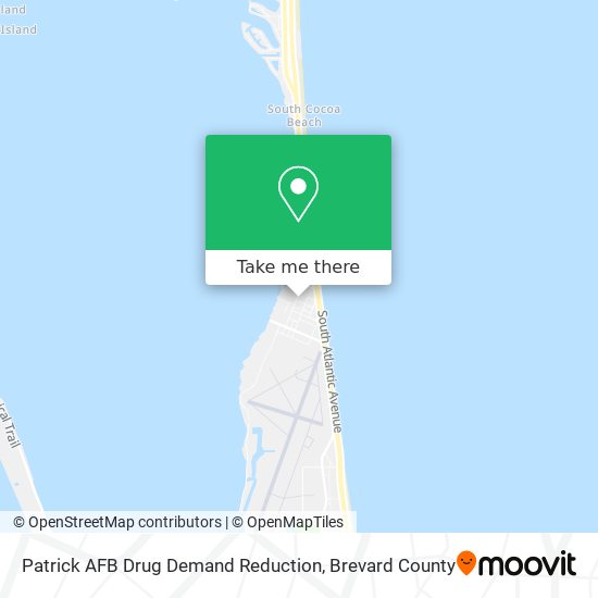 Patrick AFB Drug Demand Reduction map