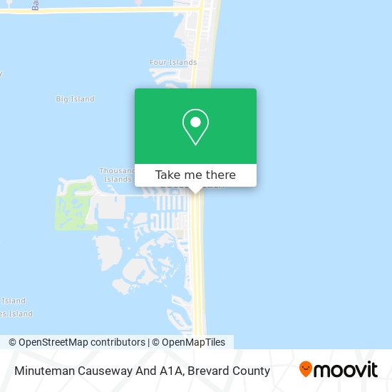 Mapa de Minuteman Causeway And A1A