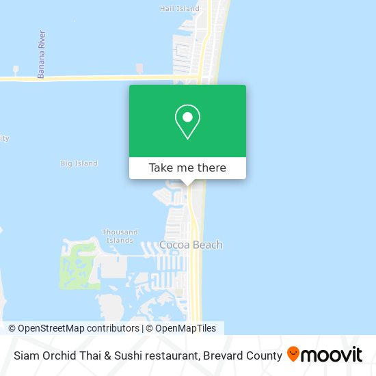 Siam Orchid Thai & Sushi restaurant map