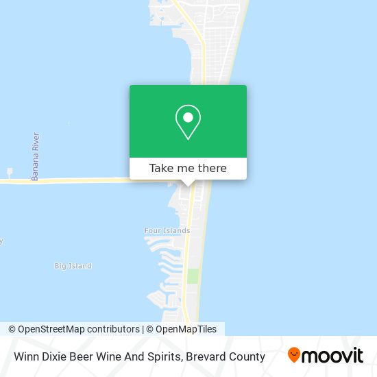 Mapa de Winn Dixie Beer Wine And Spirits