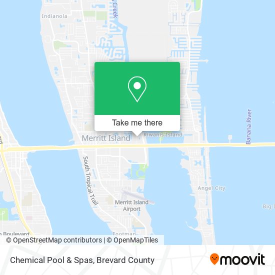Chemical Pool & Spas map