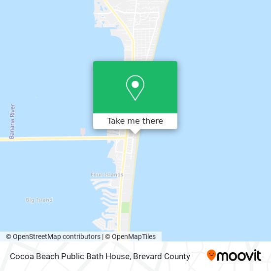 Mapa de Cocoa Beach Public Bath House