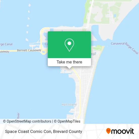 Space Coast Comic Con map