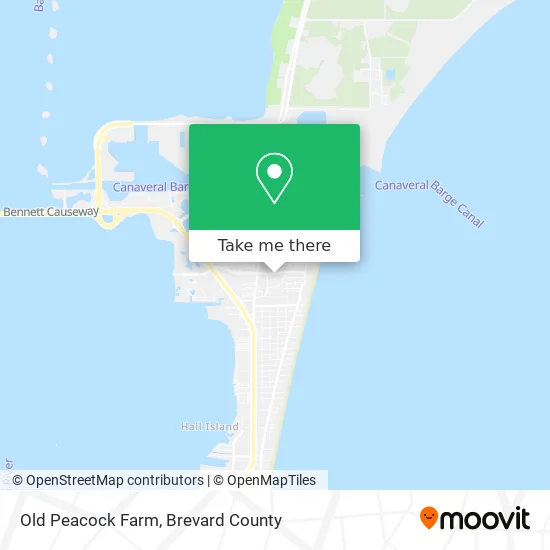 Old Peacock Farm map