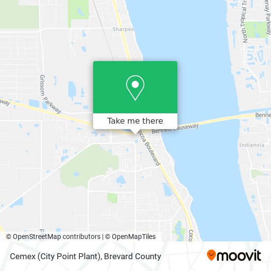 Mapa de Cemex (City Point Plant)