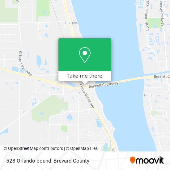 Mapa de 528 Orlando bound