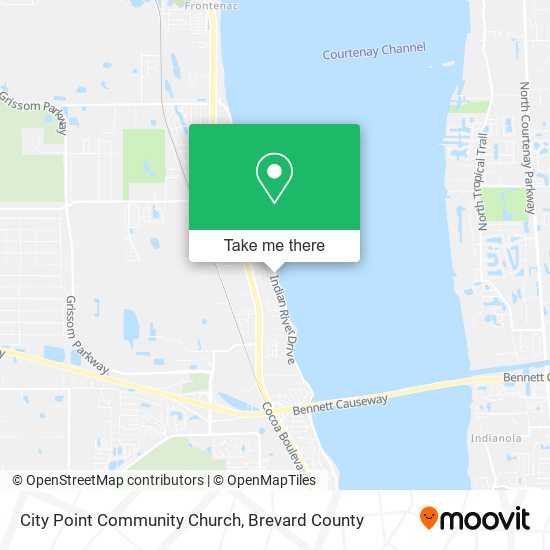 Mapa de City Point Community  Church