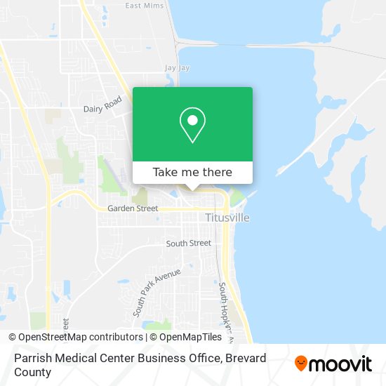 Parrish Medical Center Business Office map