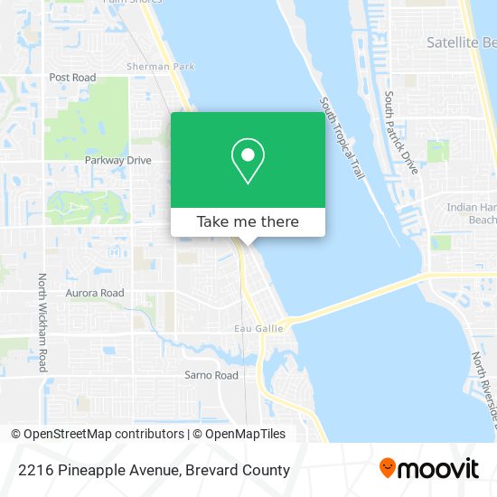 2216 Pineapple Avenue map