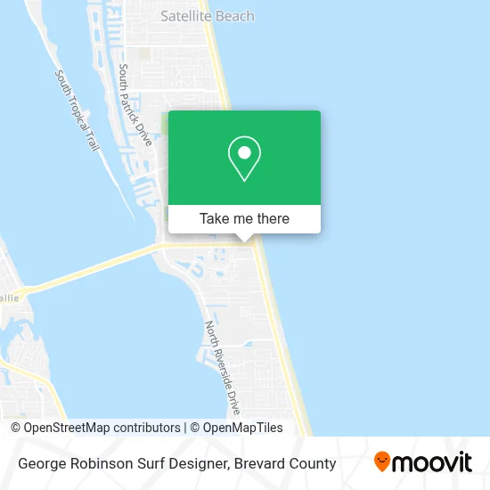 George Robinson Surf Designer map