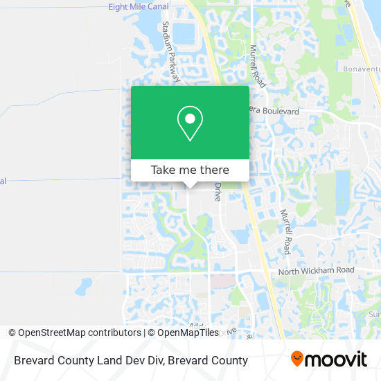 Brevard County Land Dev Div map