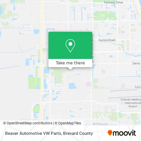 Mapa de Beaver Automotive VW Parts