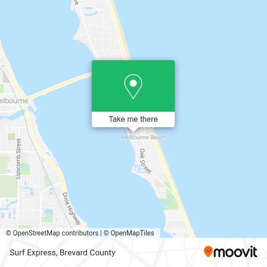 Surf Express map