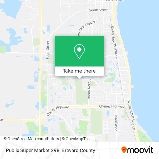 Publix Super Market 298 map