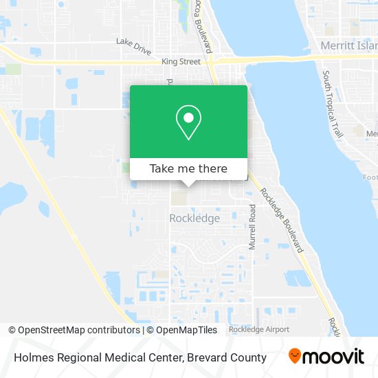 Holmes Regional Medical Center map