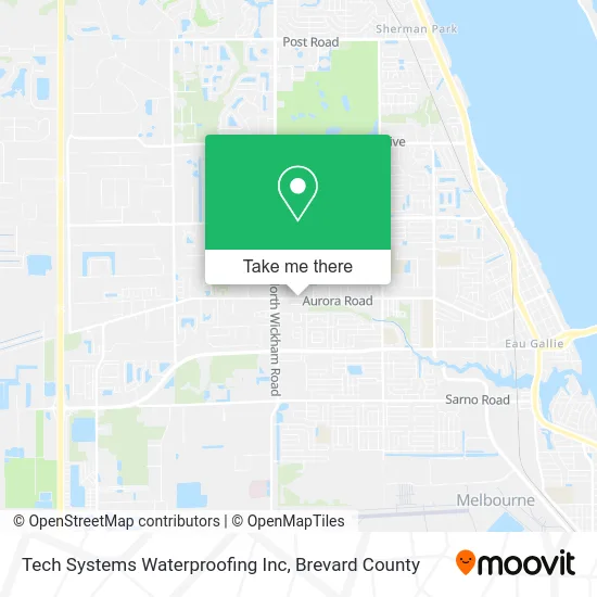 Tech Systems Waterproofing Inc map