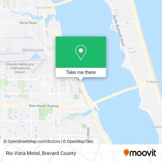 Rio Vista Motel map