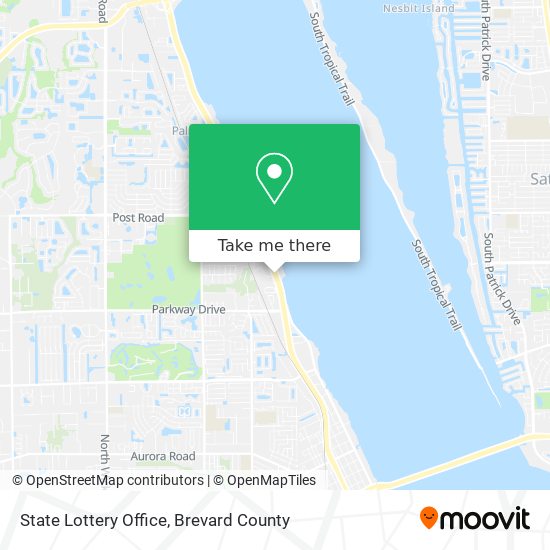 State Lottery Office map