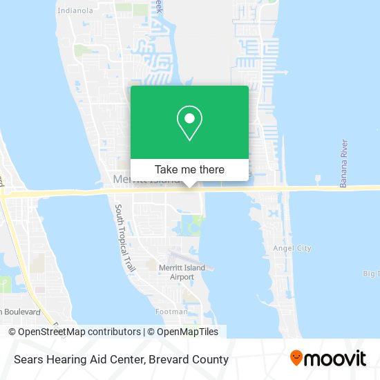 Sears Hearing Aid Center map