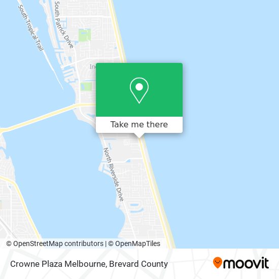 Crowne Plaza Melbourne map