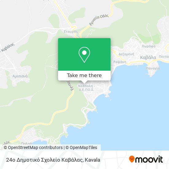 24ο Δημοτικό Σχολείο Καβάλας map