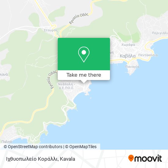 Ιχθυοπωλείο Κοράλλι map
