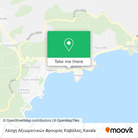 Λέσχη Αξιωματικών Φρουράς Καβάλας map