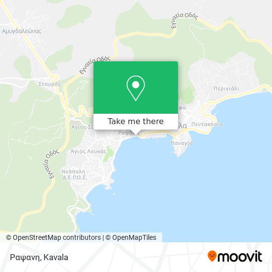Ραψανη map