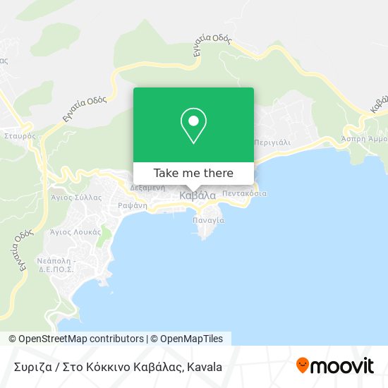 Συριζα / Στο Κόκκινο Καβάλας map