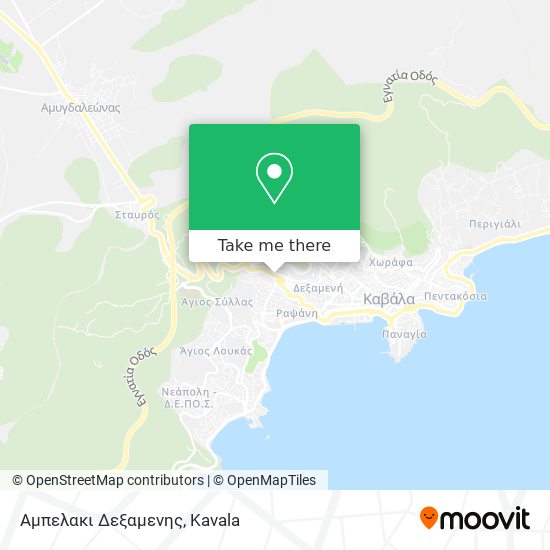 Αμπελακι Δεξαμενης map