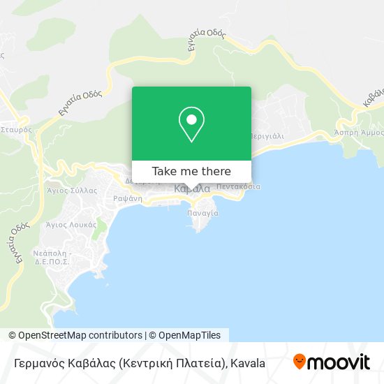 Γερμανός Καβάλας (Κεντρική Πλατεία) map