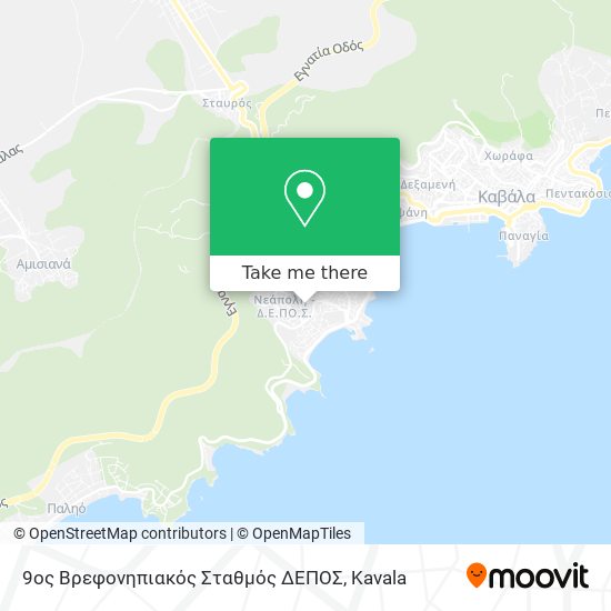 9ος Βρεφονηπιακός Σταθμός ΔΕΠΟΣ map