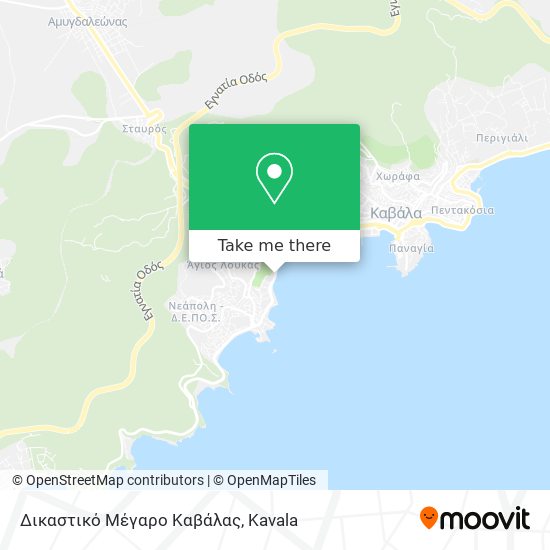 Δικαστικό Μέγαρο Καβάλας map