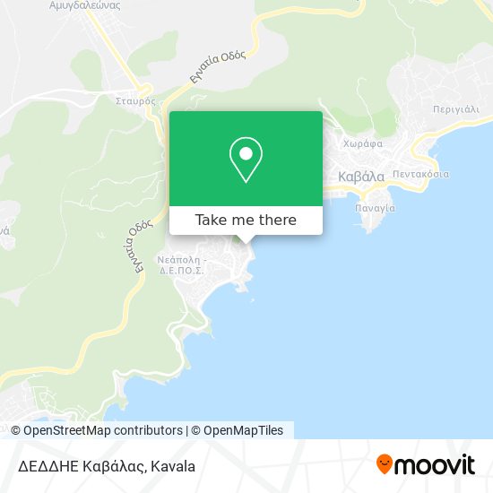 ΔΕΔΔΗΕ Καβάλας map