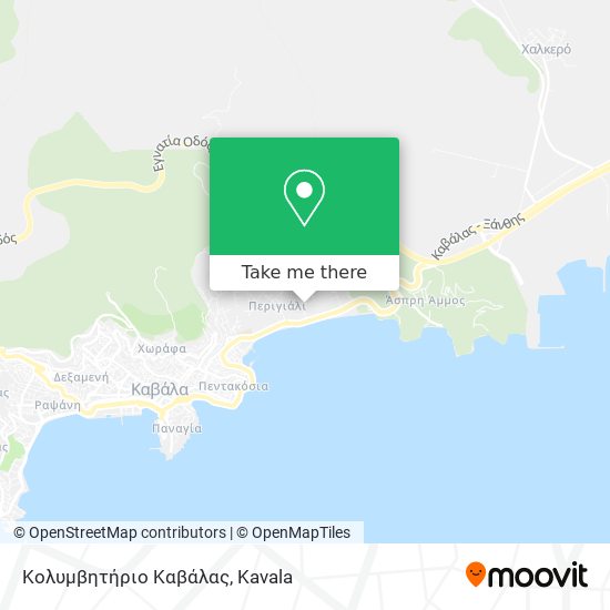 Κολυμβητήριο Καβάλας map