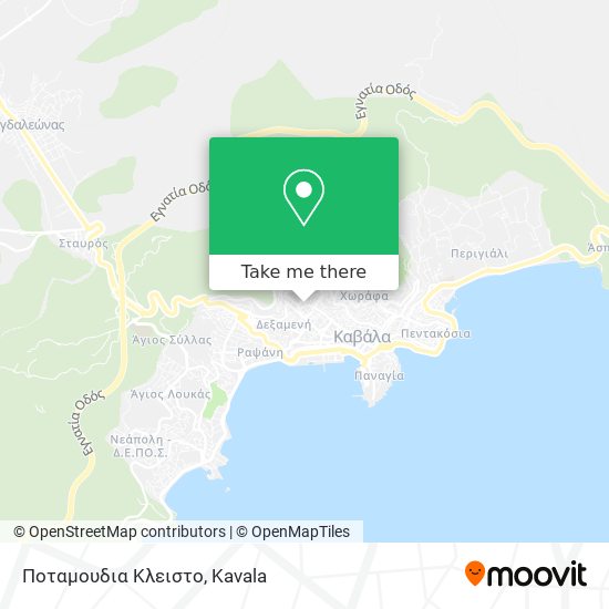 Ποταμουδια Κλειστο map
