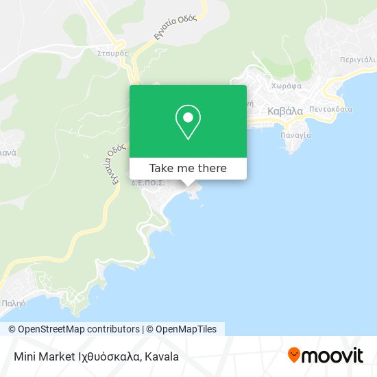 Mini Market Ιχθυόσκαλα map