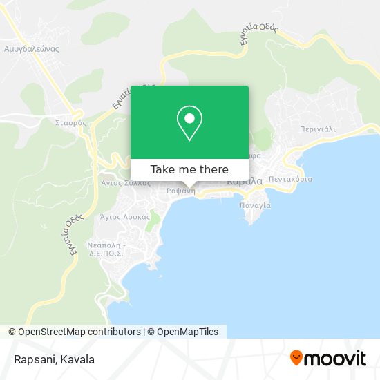 Rapsani map