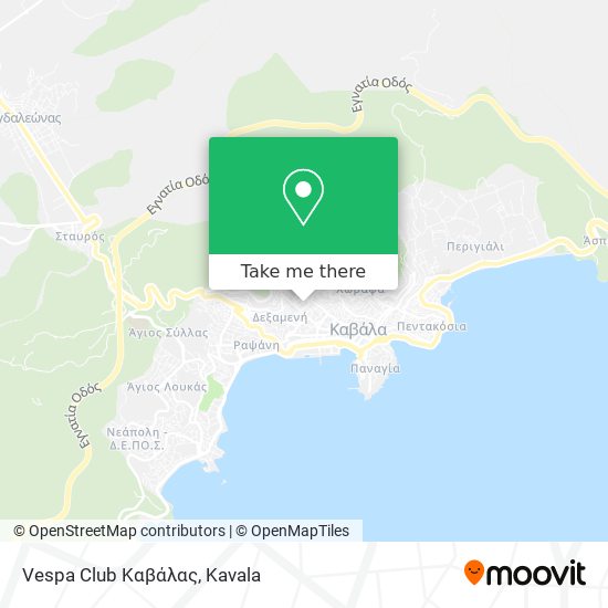 Vespa  Club Καβάλας map