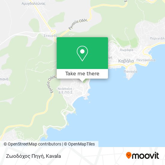 Ζωοδόχος Πηγή map