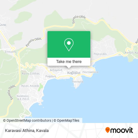 Karavasi Athina map