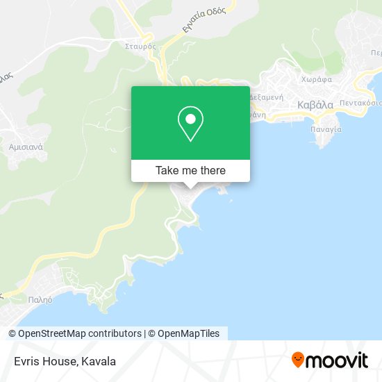 Evris House map