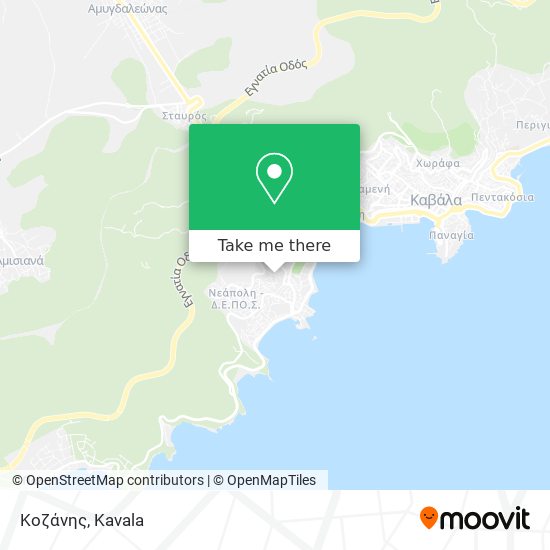 Κοζάνης map