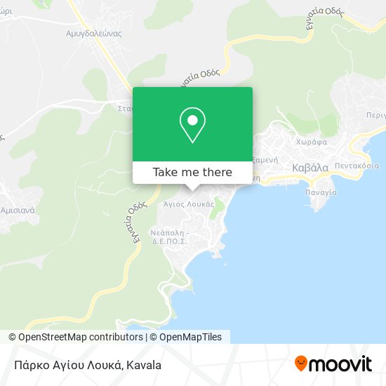 Πάρκο Αγίου Λουκά map