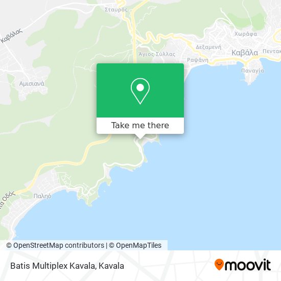 Batis Multiplex Kavala map