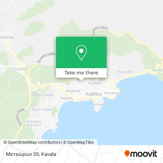 Μετεώρων 30 map