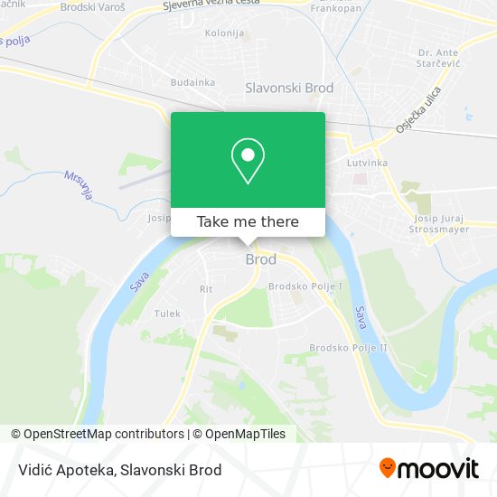 Vidić Apoteka map