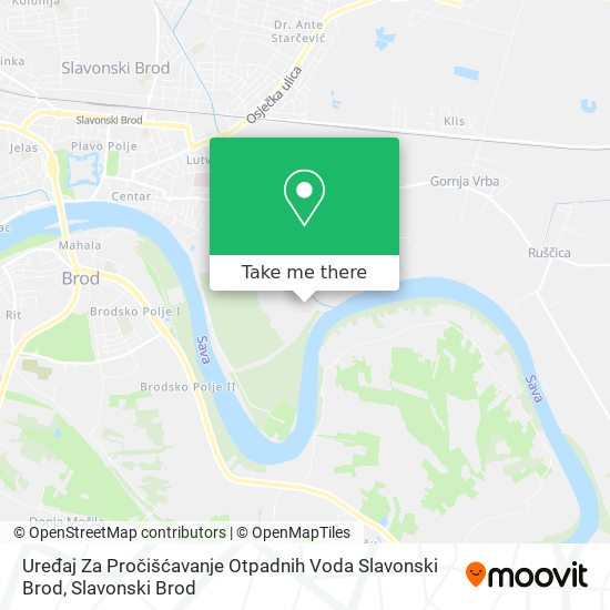 Uređaj Za Pročišćavanje Otpadnih Voda Slavonski Brod map