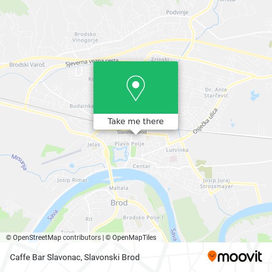 Caffe Bar Slavonac map
