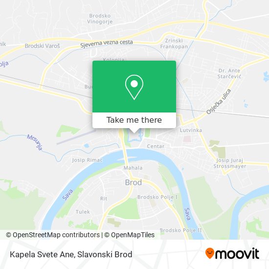 Kapela Svete Ane map